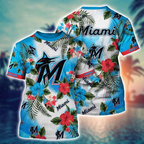 MLB Miami Marlins 3D T-Shirt Glamorous Tee For Sports Enthusiasts
