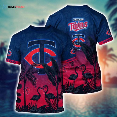 MLB Minnesota Twins 3D T-Shirt Paradise Bloom For Sports Enthusiasts