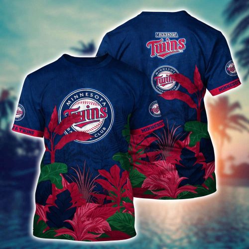 MLB Minnesota Twins 3D T-Shirt Trending Summer For Fans Baseball