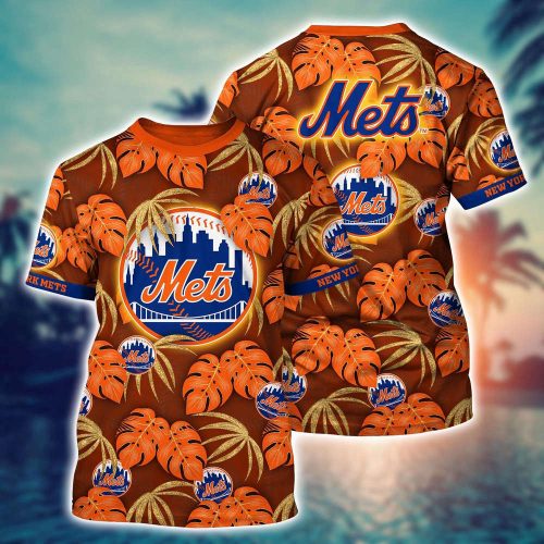 MLB New York Mets 3D T-Shirt Champion Comfort For Fans Baseball