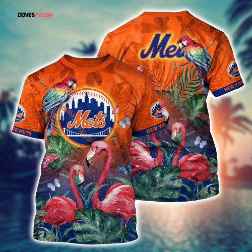 MLB New York Mets 3D T-Shirt Signature Style For Fans Baseball