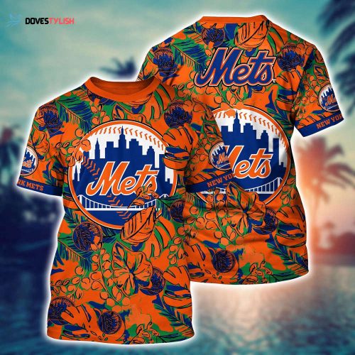 MLB New York Mets 3D T-Shirt Sleek Baseball Vibes For Fans Baseball