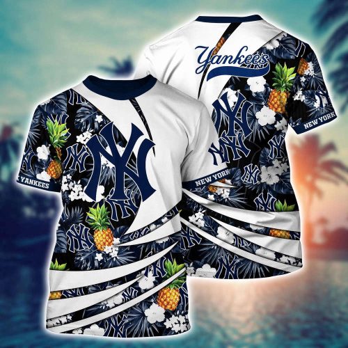 MLB New York Yankees 3D T-Shirt Athletic Aura For Fans Baseball