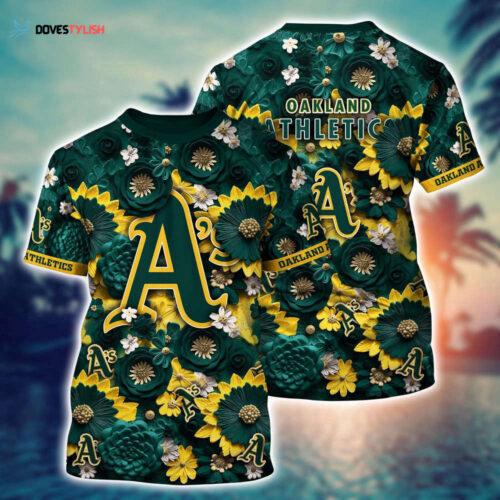 MLB Oakland Athletics 3D T-Shirt Game Changer For Sports Enthusiasts