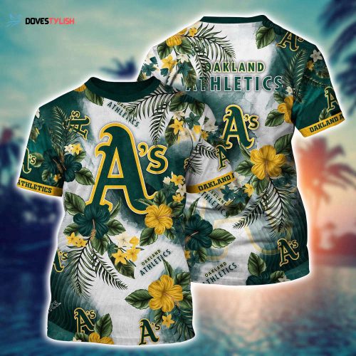 MLB Oakland Athletics 3D T-Shirt Masterpiece For Sports Enthusiasts