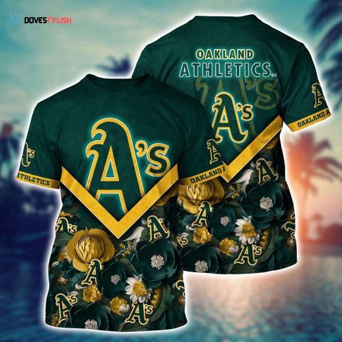 MLB Oakland Athletics 3D T-Shirt Glamorous Tee For Sports Enthusiasts