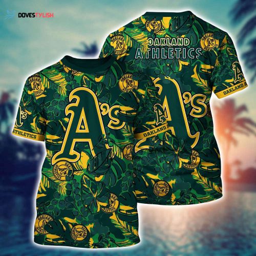 MLB Oakland Athletics 3D T-Shirt Sleek Baseball Vibes For Fans Baseball