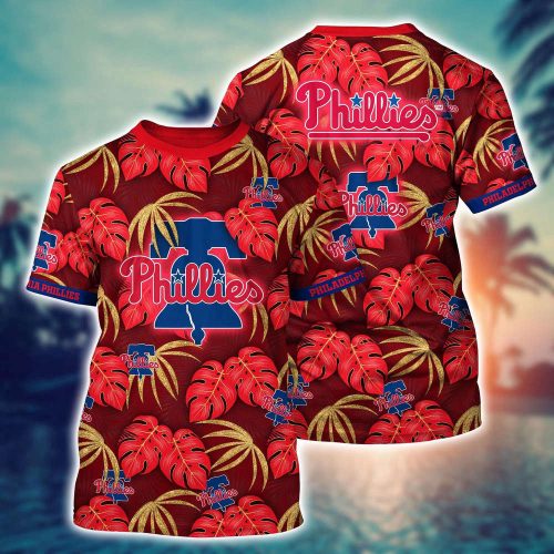 MLB Philadelphia Phillies 3D T-Shirt Champion Comfort For Fans Baseball