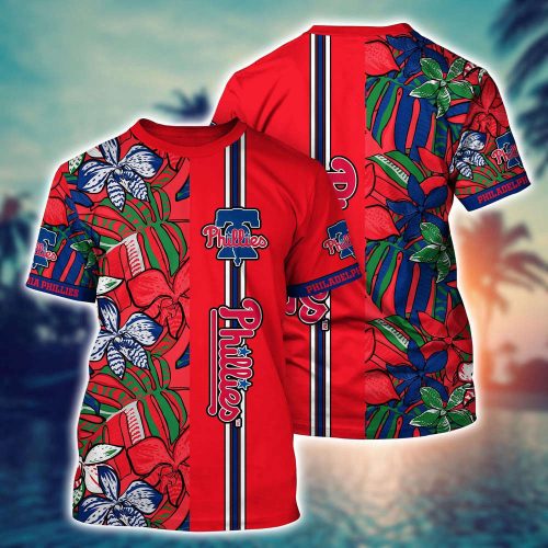 MLB Philadelphia Phillies 3D T-Shirt Chic Athletic Elegance For Fans Baseball