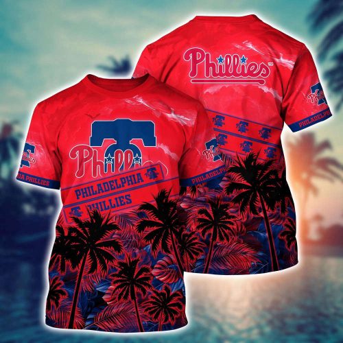 MLB Philadelphia Phillies 3D T-Shirt Chic Baseball Layers For Fans Baseball