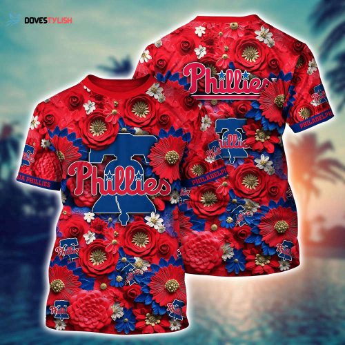 MLB Philadelphia Phillies 3D T-Shirt Adventure Vogue For Sports Enthusiasts