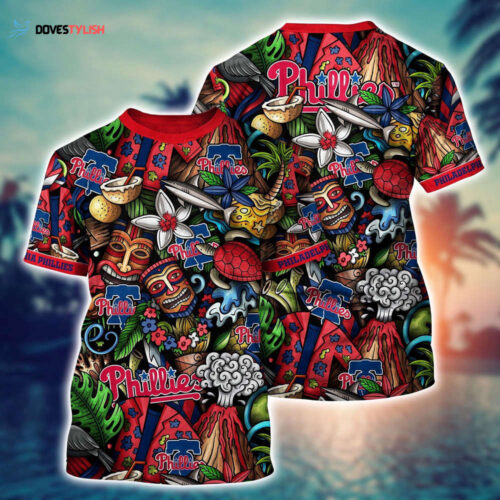 MLB Philadelphia Phillies 3D T-Shirt Tropical Twist For Fans Sports