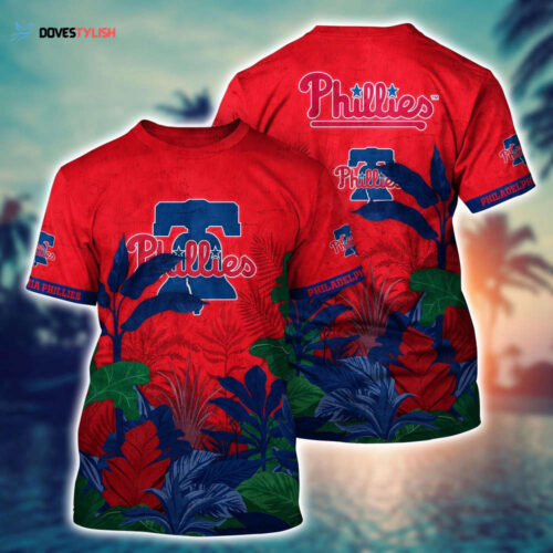 MLB Philadelphia Phillies 3D T-Shirt Trending Summer For Fans Baseball
