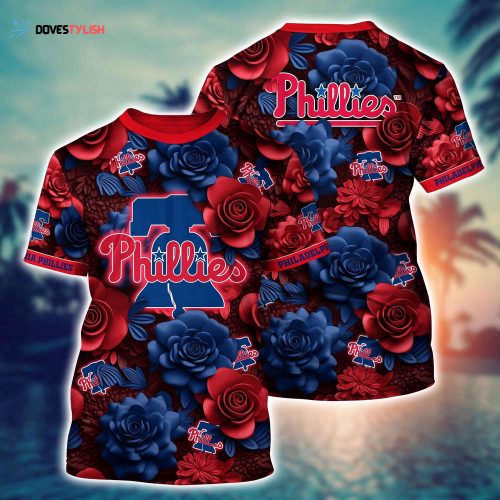 MLB Philadelphia Phillies 3D T-Shirt Sunset Symphony For Fans Sports