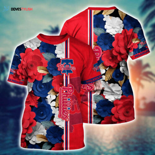 MLB New York Mets 3D T-Shirt Floral Vibes For Fans Sports
