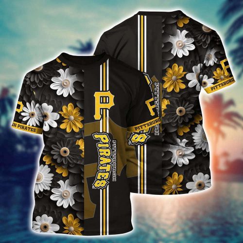 MLB Pittsburgh Pirates 3D T-Shirt Blossom Bloom For Sports Enthusiasts