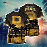 MLB Pittsburgh Pirates 3D T-Shirt Casual Style For Fans Sports