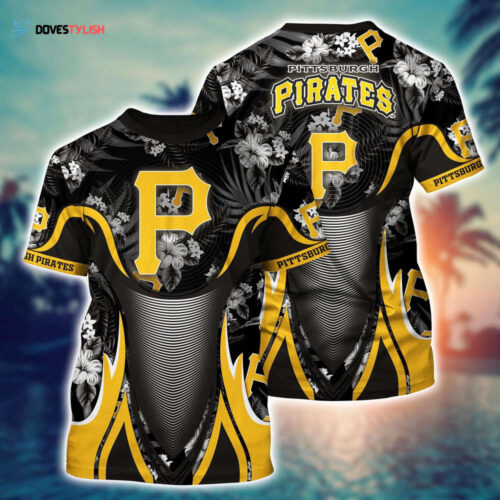 MLB Pittsburgh Pirates 3D T-Shirt Champion Comfort For Fans Sports