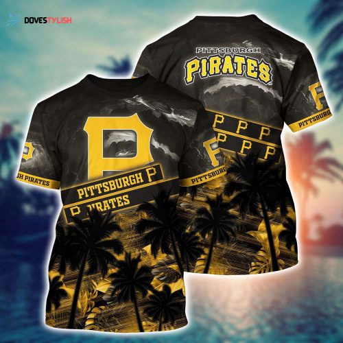 MLB Pittsburgh Pirates 3D T-Shirt Signature Style For Fans Baseball