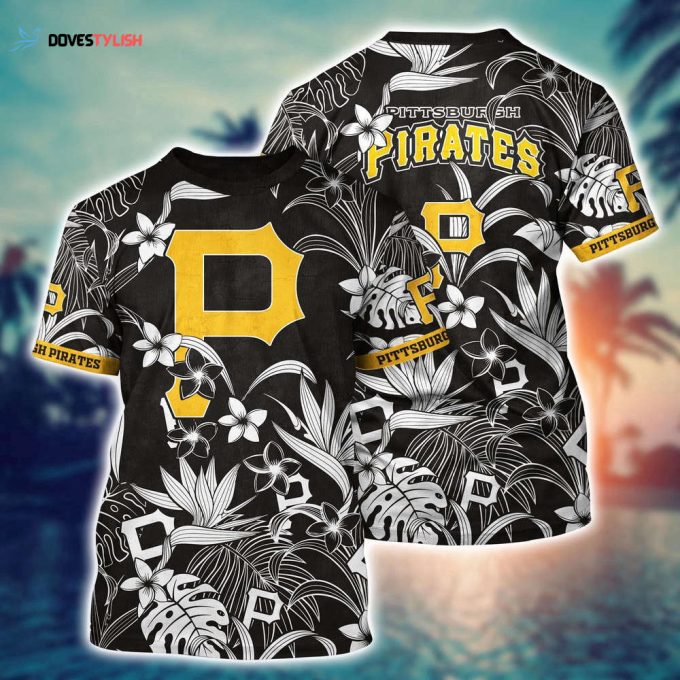 MLB Pittsburgh Pirates 3D T-Shirt Island Adventure For Sports Enthusiasts