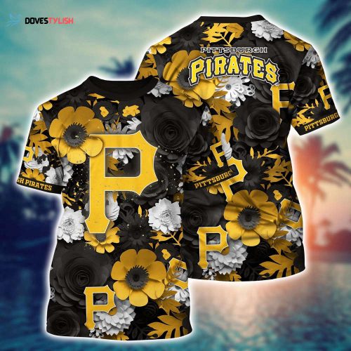 MLB Pittsburgh Pirates 3D T-Shirt Tropical Tranquility Bloom For Fans Sports