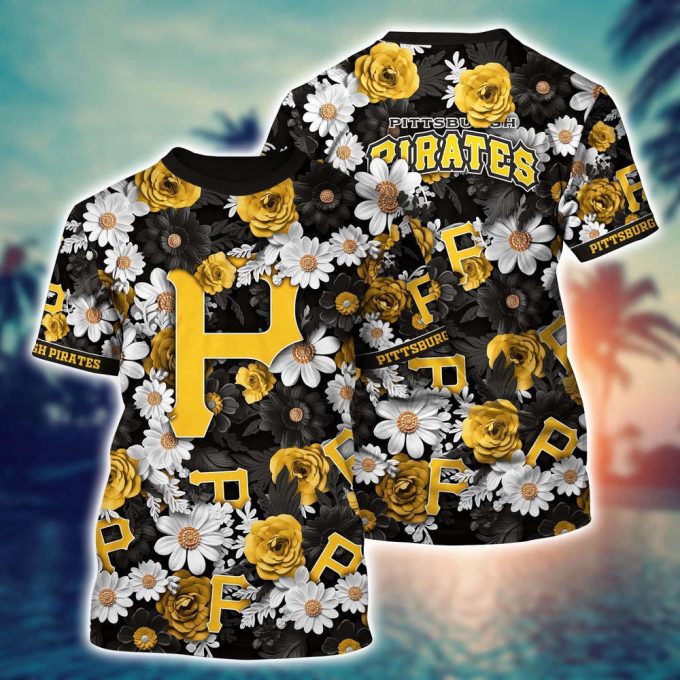 MLB Pittsburgh Pirates 3D T-Shirt Sunset Slam Serenade For Fans Sports