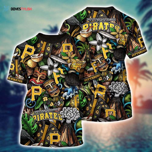 MLB Pittsburgh Pirates 3D T-Shirt Sunset Symphony For Fans Sports