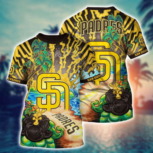 MLB San Diego Padres 3D T-Shirt Masterpiece Parade For Sports Enthusiasts