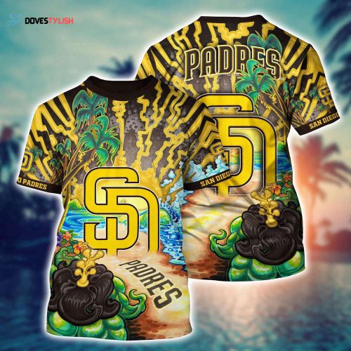 MLB San Diego Padres 3D T-Shirt Masterpiece Parade For Sports Enthusiasts