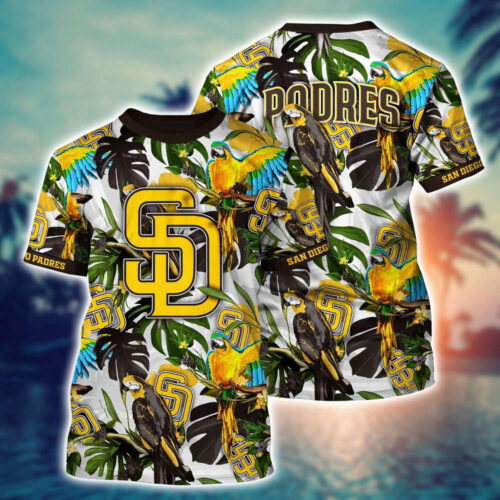 MLB San Diego Padres 3D T-Shirt Symphony Bliss For Sports Enthusiasts