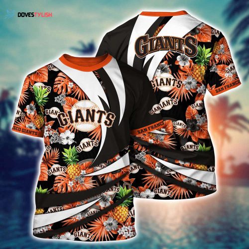 MLB San Francisco Giants 3D T-Shirt Casual Style For Fans Sports