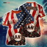MLB San Francisco Giants 3D T-Shirt Blossom Bliss Fusion For Fans Sports