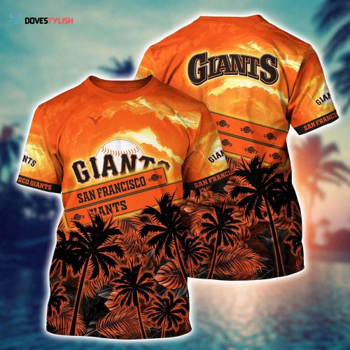 MLB San Francisco Giants 3D T-Shirt Baseball Bliss For Fans Baseball