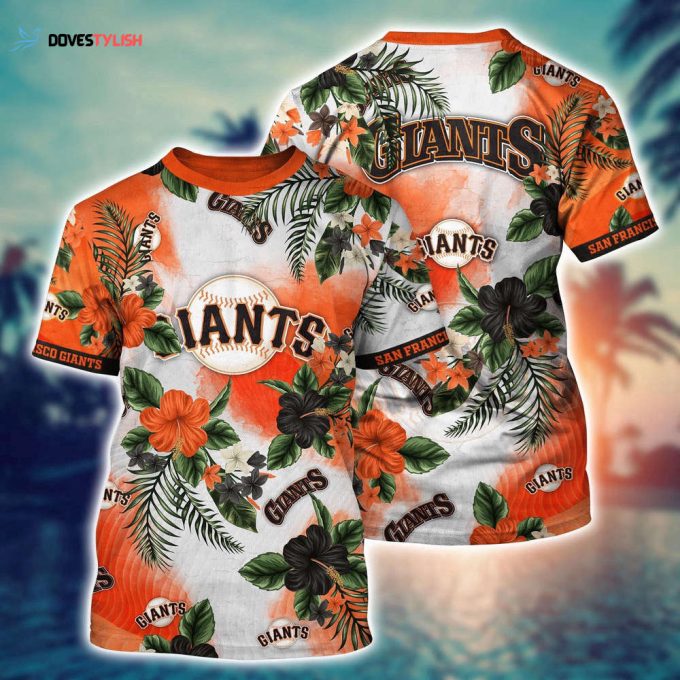 MLB San Francisco Giants 3D T-Shirt Glamorous Tee For Sports Enthusiasts