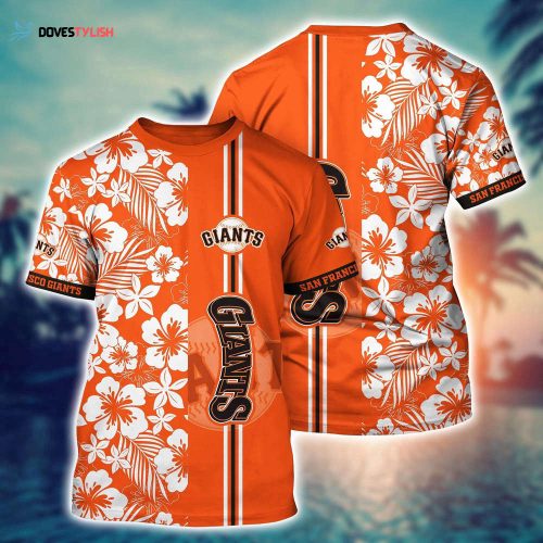 MLB San Francisco Giants 3D T-Shirt Paradise Bloom For Sports Enthusiasts