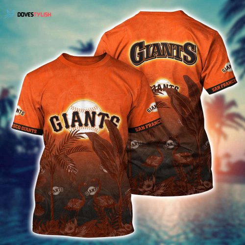 MLB San Francisco Giants 3D T-Shirt Marvelous Impact For Sports Enthusiasts