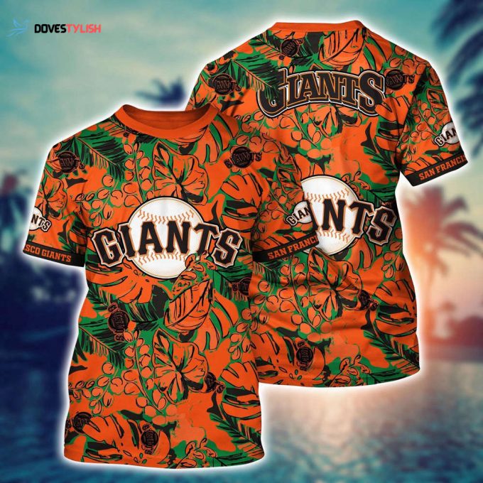 MLB San Francisco Giants 3D T-Shirt Sleek Baseball Vibes For Fans Baseball