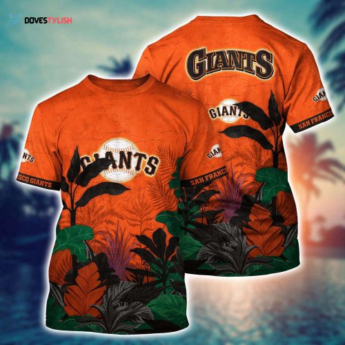 MLB San Francisco Giants 3D T-Shirt Trending Summer For Fans Baseball