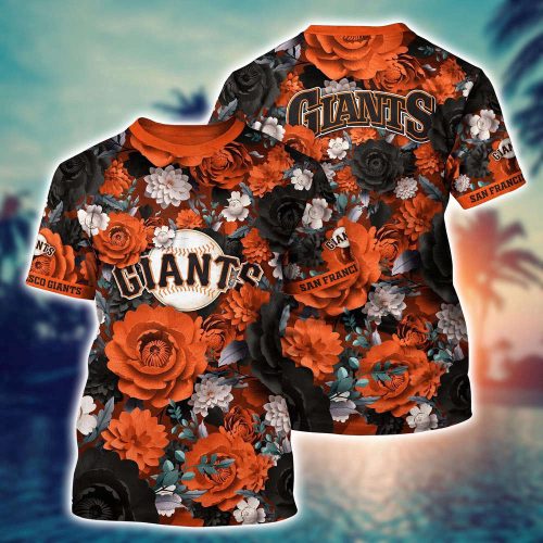 MLB San Francisco Giants 3D T-Shirt Tropical Twist For Sports Enthusiasts