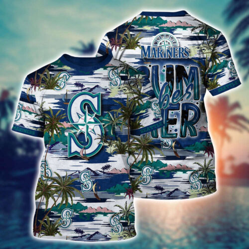 MLB Seattle Mariners 3D T-Shirt Aloha Grand Slam For Fans Sports