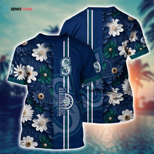 MLB Pittsburgh Pirates 3D T-Shirt Flower Tropical For Sports Enthusiasts