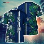 MLB Seattle Mariners 3D T-Shirt Chic Athletic Elegance For Fans Baseball