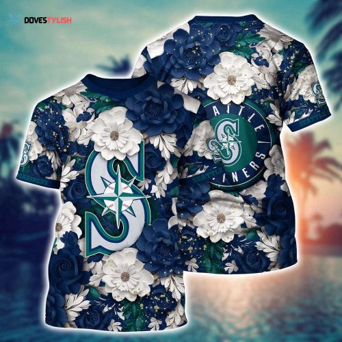 MLB Seattle Mariners 3D T-Shirt Glamorous Tee For Sports Enthusiasts
