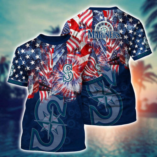 MLB Seattle Mariners 3D T-Shirt Hawaiian Heatwave For Fans Sports