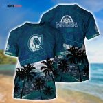 MLB Seattle Mariners 3D T-Shirt Sporty Chic For Fans Sports