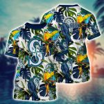 MLB Seattle Mariners 3D T-Shirt Symphony Bliss For Sports Enthusiasts
