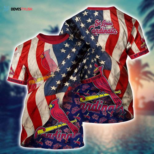 MLB St. Louis Cardinals 3D T-Shirt Aloha Harmony For Fans Sports