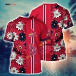 MLB St. Louis Cardinals 3D T-Shirt Blossom Bloom For Sports Enthusiasts