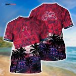 MLB St. Louis Cardinals 3D T-Shirt Sporty Chic For Fans Sports
