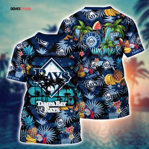 MLB Tampa Bay Rays 3D T-Shirt Adventure Vogue For Sports Enthusiasts